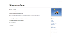 Desktop Screenshot of blognator.com