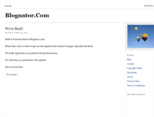Tablet Screenshot of blognator.com